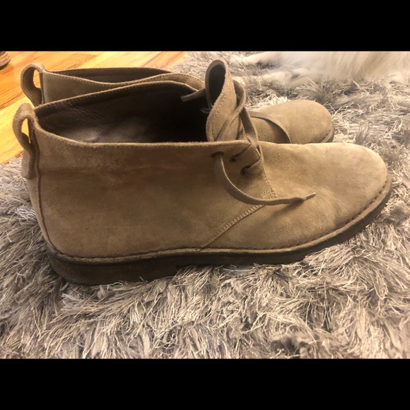 Amazing and Comfortable Vince Beige Suede Shoes main image 6